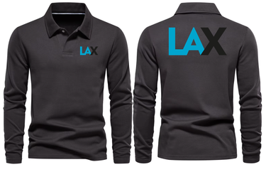 LAX AIRPORT LONG SLEEVE POLO